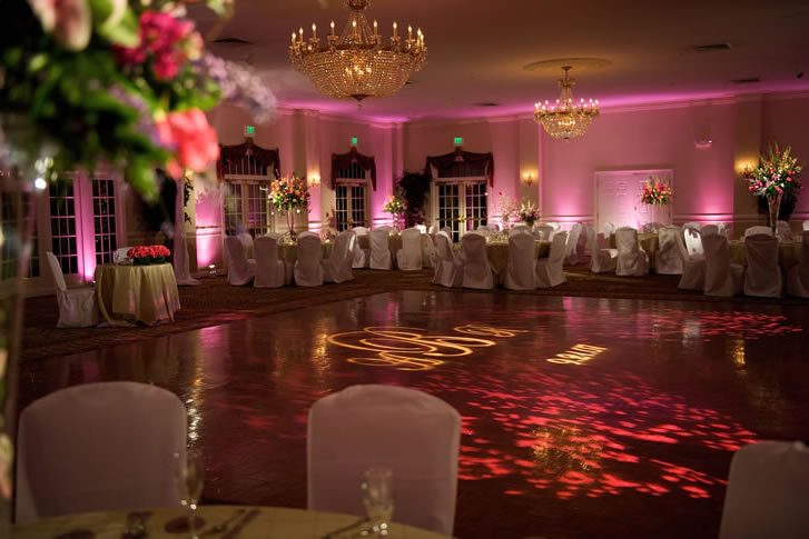 Wedding Up Lighting and Dance Floor Wash